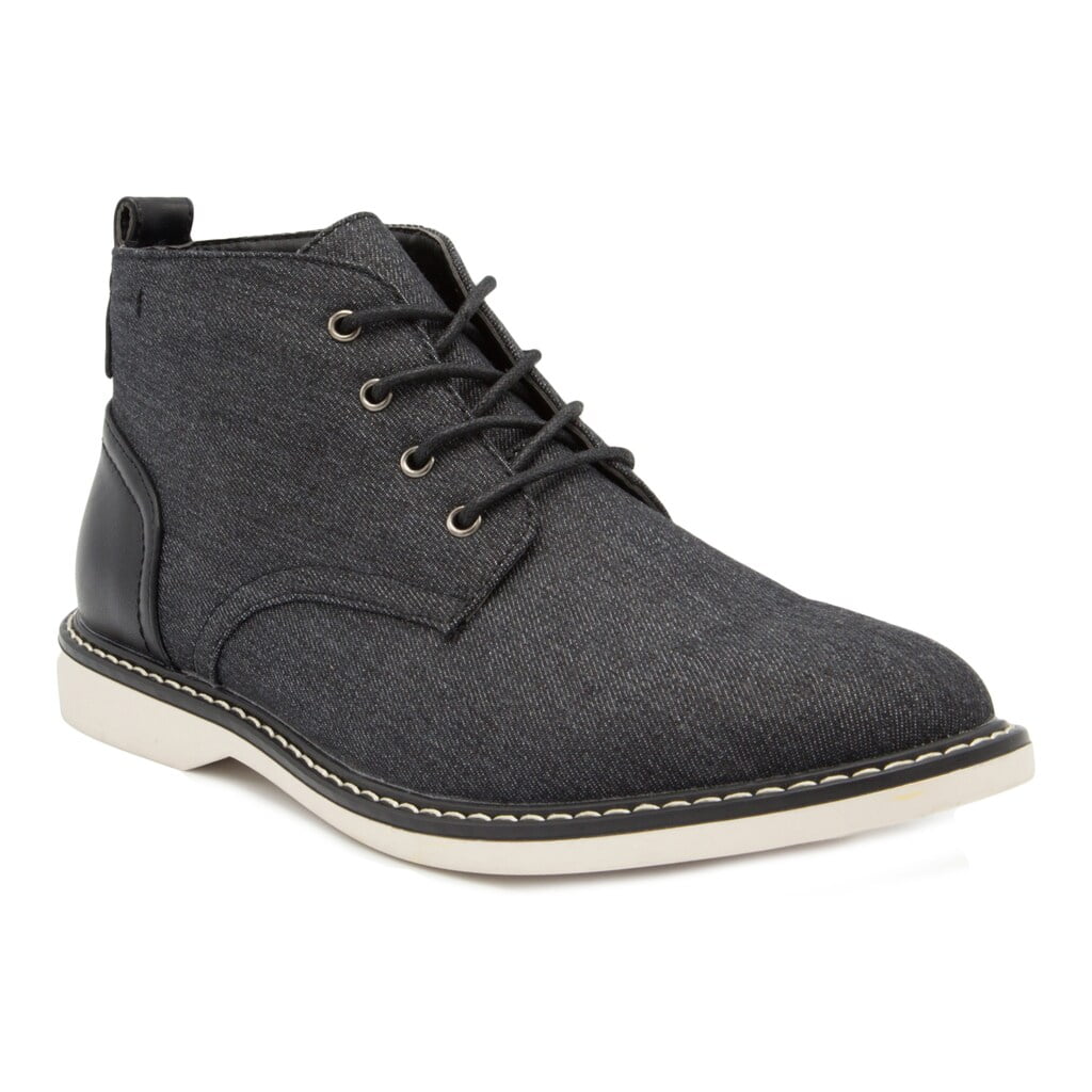 London Fog - London Fog Belmont Men's Chukka Boots Black - Walmart.com ...