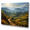 thumbnail image 2 of Designart "Thailand Golden Rice landscapes I" Landscapes Wall Art Living Room, 2 of 5