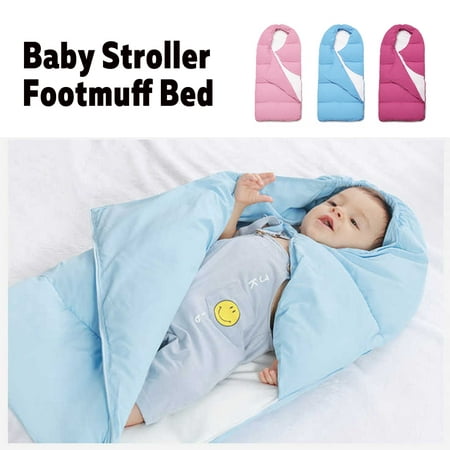 Newborn Baby Infant Soft Swaddling Blanket Swaddle Wrap Sleeping Bag Footmuff Pushchair Pram Seat Cushion For