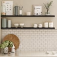 thumbnail image 5 of Ballucci 55" Floating Shelves for Wall, 2-Pack with Invisible Brackets, 6" Deep, Black, 5 of 12