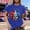 Blue, variant on Graphic Tees for Women Patriotic Graphic Tee for Women Casual Short Sleeve Crew Neck Everyday Wear by States Independence Day Celebration Green XL