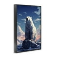 thumbnail image 4 of Stupell Industries Snowy Polar Bear Animals & Insects Painting Black Framed Art Print Wall Art, 20 x 30, 4 of 10