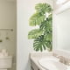 thumbnail image 5 of Pegatinas de pared de hojas tropicales | Decoración de baño | Vinilos adhesivos impermeables para renovar el hogar, 5 of 7