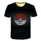 thumbnail image 1 of Camiseta de Pikachu con estampado 3D de Pokémon para niño y niña, camisa informal de moda, ropa de dibujos animados de 3 a 14 años qym unisex, 1 of 2