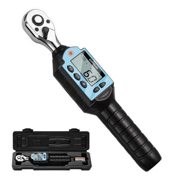 Llave dinamométrica digital GOYOJO, 60 Nm, 44,25 pies/libra, accionamiento de 3/8 pulgadas