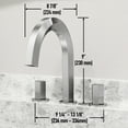 thumbnail image 6 of Vigo Vg01303 Hart 1.2 GPM Widespread Bathroom Faucet, 6 of 12
