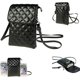 thumbnail image 1 of Bolso bandolera de cuero PU suave para teléfono móvil, estuches de transporte para teléfono móvil, bolso de hombro, uso diario, negro Sailing Electrónica, 1 of 5