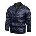 thumbnail image 1 of Chaquetas de Cuero de Imitación Para Hombre, Chaqueta de Cuero de Uniforme de Béisbol Informal de Otoño E Invierno, Chaqueta de Cuero Odeerbi ODB-4, 1 of 2
