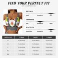 thumbnail image 5 of Gukieu Summer Gnome 1 Print Women's Sports Vest, Low-neck U-shaped Removable Pad Sports Bra for Yoga, Exercise, Dance-XX-Large, 5 of 8