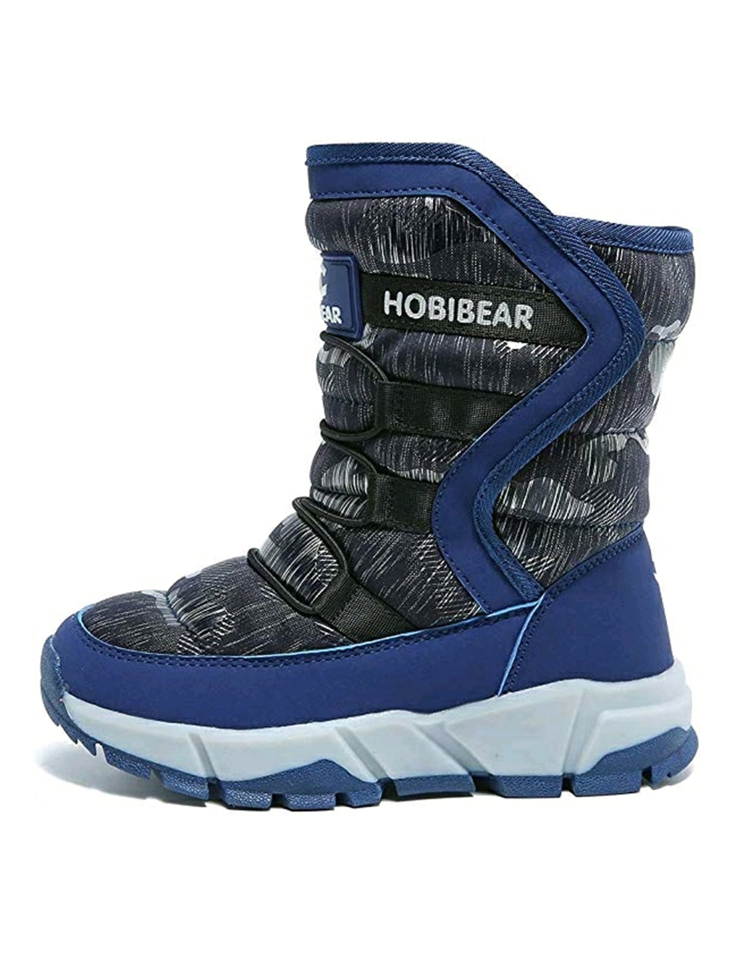 Tanleewa Kids Waterproof Snow Boots Boys and Girls Winter Boots Child