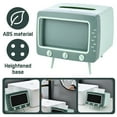 thumbnail image 2 of POINTERTECK 2 in 1 Tissue Box Office Desk Box Creative Tv Appearance with Phone Stand Green, 2 of 4