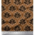 thumbnail image 1 of Soimoi Rayon Fabric Ogee Damask Fabric Prints By Yard 42 Inch Wide, 1 of 5