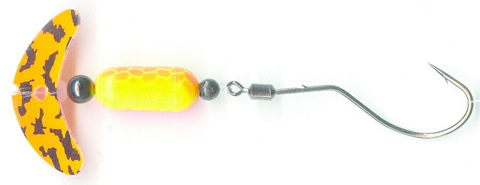 (2 pack) Mack's Lure Smile Blade Spindrift Walleye Orange Black Tiger Chartreuse 1