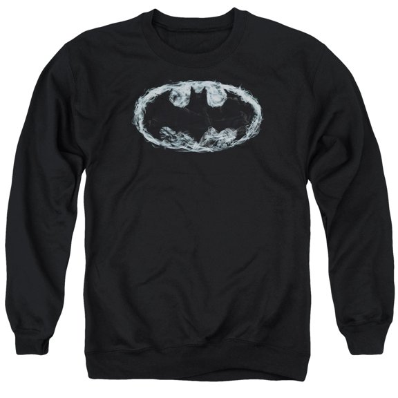 Batmanoke Signal Adult Crewneck Sweatshirt Black