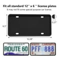 thumbnail image 4 of Car Silicone License Plate Frame Silicone License Plate Kit SUV Vehicle Screw Mounted Number Plates Holder Bracket Automobile Replacing Parts 2 Pieces, 4 of 9