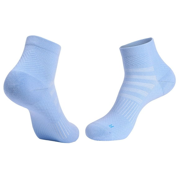 successthop Athletic Socks Men Low Cut Crew Workout Cycling Running Short Soft Comfortable Sock for Gifts Blue