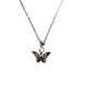 thumbnail image 1 of COLLAR DE MARIPOSA ALAS DOBLES DE PLATA, 1 of 3
