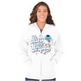 thumbnail image 3 of Tootsie Owl USA Stars and Stripes Unisex Plus Size Zip Hoodie Brisco Brands 2X, 3 of 5