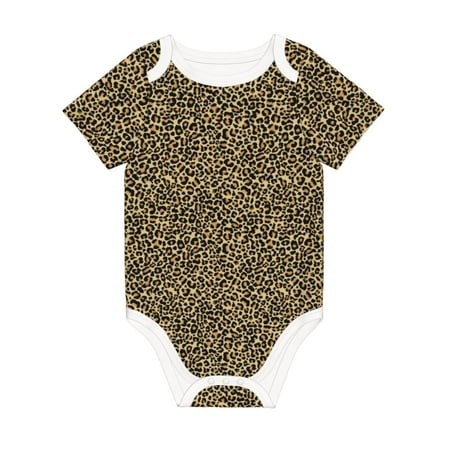 

Coaee Leopard2 for Soft Cotton Baby Short-Sleeve Bodysuit Baby Girls Boys Bodysuit Romper