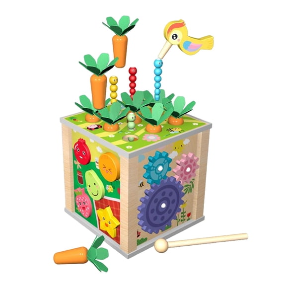juguetes montessori,juguetes montessori 6 en 1 juguetes de madera montessori,juguetes de los niños juguetes de madera cofre del tesoro,juguetes que combinan la forma juguetes sensoriales de la