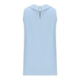 thumbnail image 5 of Puliio Womens Vest Tops Solid Color Round Neck Casual Sleeveless Top T Shirt Sumemr Loose Minimalist Versatile Female Camisole Tops, 5 of 6
