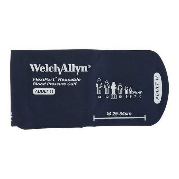 Welch Allyn Blood Pressure Cuff FlexiPort Adult Arm Medium Cuff 25 - 34 cm Nylon Cuff- REUSE-11
