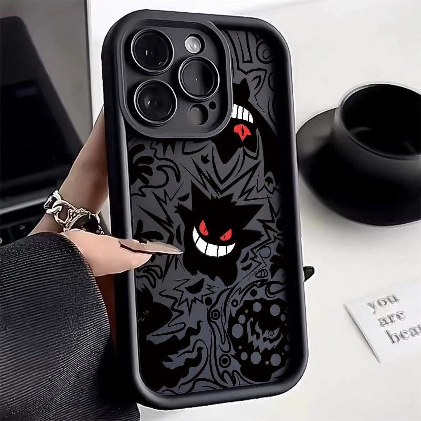 Pokemon Gengar Phone Case for iPhone 15 14 13 12 Mini 11 Pro Max