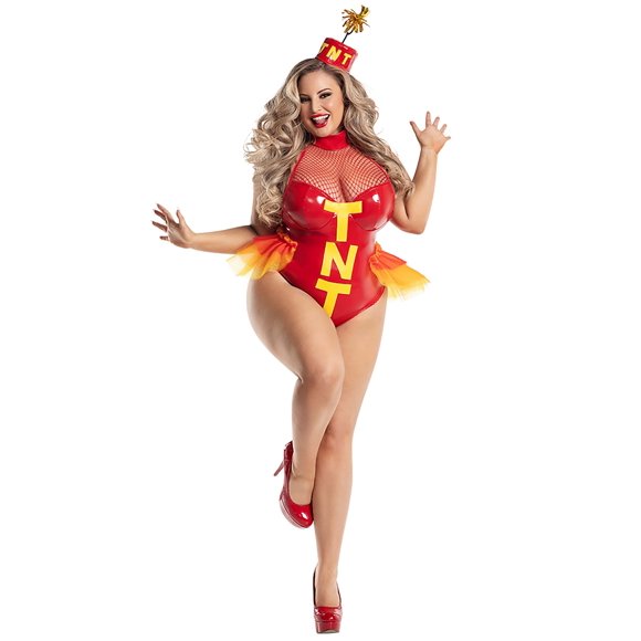 Déguisement Dynamite Aguichant pour Femme Grande Taille