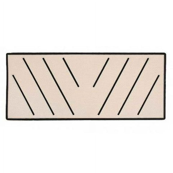 Sailfish Boat Helm Footrest Pad 51-7536 | 245 DC Mica Black 18 1/4 Inch