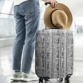 thumbnail image 2 of Black Geometric Striped Pattern Luggage Cover Fashion Suitcase Cover Baggage Covers Fit 25-28 Inch Luggage (Go Travel), 2 of 5