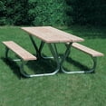 thumbnail image 3 of Pilot Rock 6 Pack 6'/8' Outdoor Steel Non Tip Picnic Table Leg (Frame Only), 3 of 7