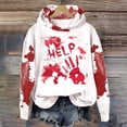 thumbnail image 2 of WEAIXIMIUNG Sweat-Shirt Camouflage pour Femmes Imprimé Décontracté Ample à Capuche, 2 of 4