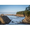 thumbnail image 2 of Hellmann, Stan 14x11 White Modern Wood Framed Museum Art Print Titled - Cape Arago Lighthouse, 2 of 4
