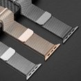 thumbnail image 3 of XIHAMA WatchBand Compatible With Apple Watch Band For Women and Men,41mm 40mm 38mm 42mm 44mm 45mm 49mm,Stainless Steel Milanese Loop Adjustable Strap iWatch S1/2/3/4/5/6/7/8/9/SE Ultra, 3 of 7