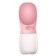 thumbnail image 3 of Botella para mascotas Sunnimix Alimentador portátil 350ml rosa, 3 of 8