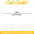thumbnail image 5 of CUB CADET 731-3321 Control Handle Grip Diesel 7304 7284 7264 7254 7252 6284, 5 of 7