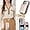 A - Black, variant on for iPhone 12 Pro/iPhone 12 Wallet Case with Crossbody Lanyard Strap,iPhone 12 Pro Flip PU Leather Phone Case Purse Cover for Women Men with 9 Card Holder Slots,Cash Coin Pocket 6.1",Black