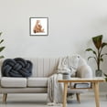 thumbnail image 2 of Stupell Industries Child Loving Heart Big Brown Teddy Bear Painting Black Framed Art Print Wall Art, Design by Rachel Nieman, 2 of 5