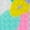 Colorful, variant on INSPIRE CHIC Contrasting Flat Gradient Shoelaces, Colorful Heart-Printed Shoelaces for Sneakers 2 Pairs Light Blue 120cm/47.2"