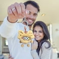 thumbnail image 3 of Cute Keychain with Bow Soft Toy Car Accessory Backpack Charm for Girls Boys Kids Stuffed Animal, 3 of 6