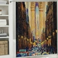 thumbnail image 6 of Autua Cars Monument Street Bathroom Shower Curtain Set | Chic Modern Decor with Hooks | Waterproof Fabric | Easy Installation 60"x72, 6 of 7