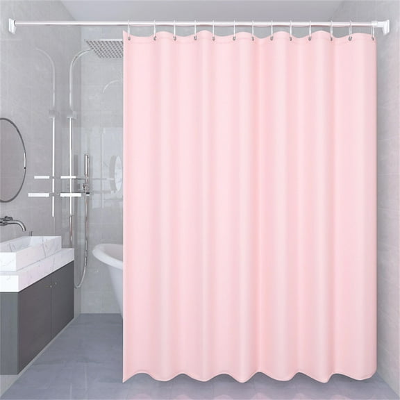 Monebena 1 PCS Waterproof Shower Curtain Liner with Hooks 72 x72 inch Waterproof Shower Curtain Machine Washable M01