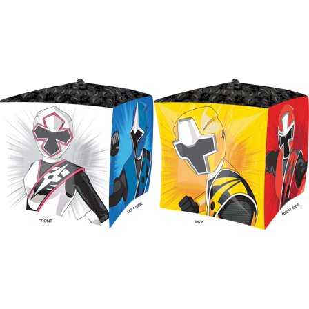 Power Ranger Ninja Steel 15" Cubez Balloon (Each)