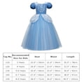 thumbnail image 4 of IBTOM CASTLE Girls Princess Dress Fancy Dress up Halloween Christmas Cosplay Long Maxi Puffy Dresses Carnival Birthday Party Evening Floor Length Prom Ball Gown, 4 of 8