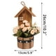thumbnail image 2 of Fiudx Simulación de oficina flor rosa decoración de la casa colgante, 2 of 2