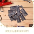 thumbnail image 3 of HONMEET 10pcs RV Door Hinges Iron Coffee Flat Hinges For Coastal Installation And DIY Enthusiasts, 3 of 6
