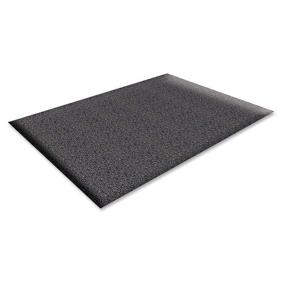 Tapetes Antifatiga De Vinilo Genuino Joe Soft Step - Almacén - 36"" De Largo X 24"" De Ancho X 0.38"" De Espesor - Vinilo - Negro