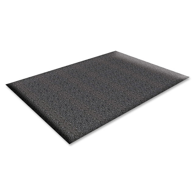 Tapetes Antifatiga De Vinilo Genuino Joe Soft Step - Almacén - 36"" De Largo X 24"" De Ancho X 0.38"" De Espesor - Vinilo - Negro