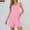 Pink, variant on Yotami Women's Jumpsuit with Adjustable Belt Summer Soft Jumpsuit with Pocket Sleeveless Wide Leg Solid Color Short Romper for Casual