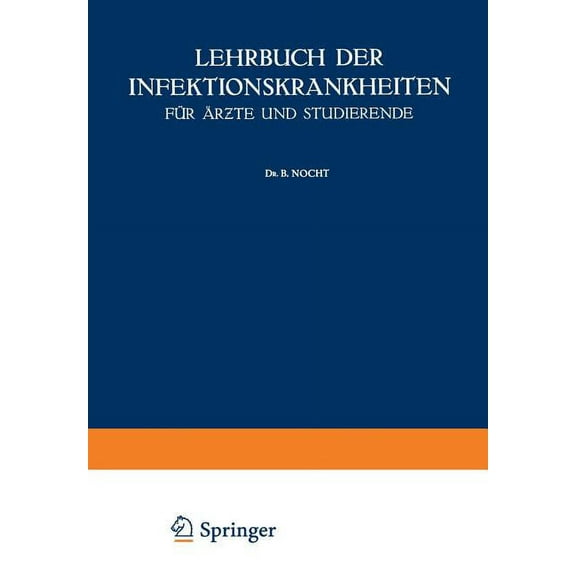 Lehrbuch Der Infektionskrankheiten Für Ärzte Und Studierende, (Paperback)